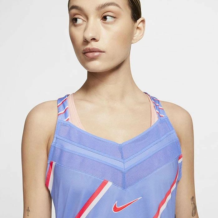 Outlet 🛒 Nike 👩 Women's Striped Tennis 👗 Dress BLUE ❤️ - Image 4