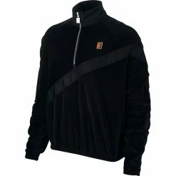 Best reviews of ⭐ Nike 👩 Women's Pullover Tennis Jacket BLACK 🔔