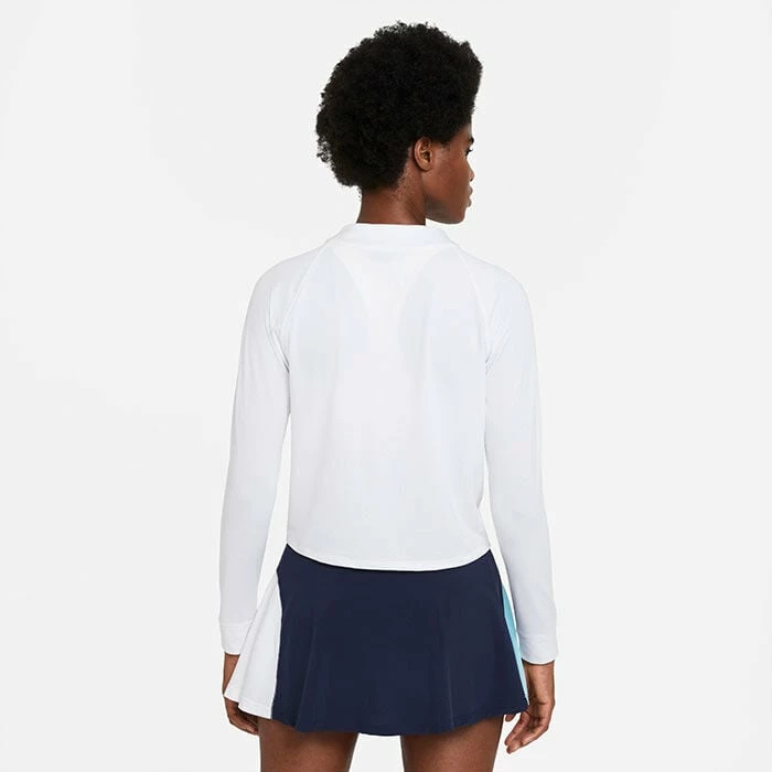 Promo 🎉 Nike 👩 Women's Dri-FIT® Victory Half-Zip Top WHITE 👏 - Image 2