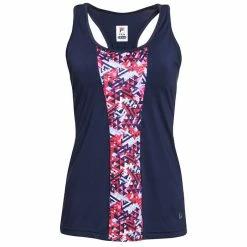 Outlet ⌛ Fila 👩 Women's Essentials Racerback Tank Top NAVY 😀