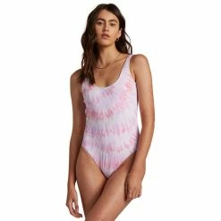 Flash Sale ⌛ Billabong 👩 Women's Keep It Mellow One-Piece 🩱 Swimsuit MULTI 😀