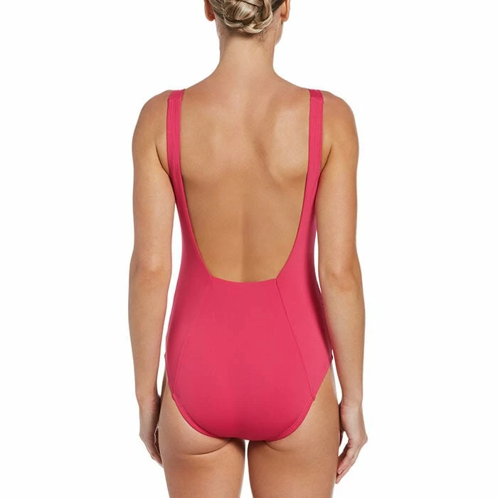 Best reviews of 🎉 Nike 👩 Women's Essential U-Back One-Piece 🩱 Swimsuit PINK 🔔 - Image 2