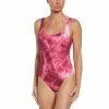 Outlet ✔️ Nike 👩 Women's Tie-Dye U-Back One-Piece 🩱 Swimsuit PINK ⭐