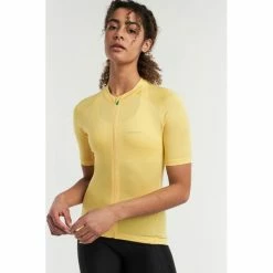 Promo 🛒 Peppermint Cycling Co. 👩 Women's Classic Jersey YELLOW 🌟