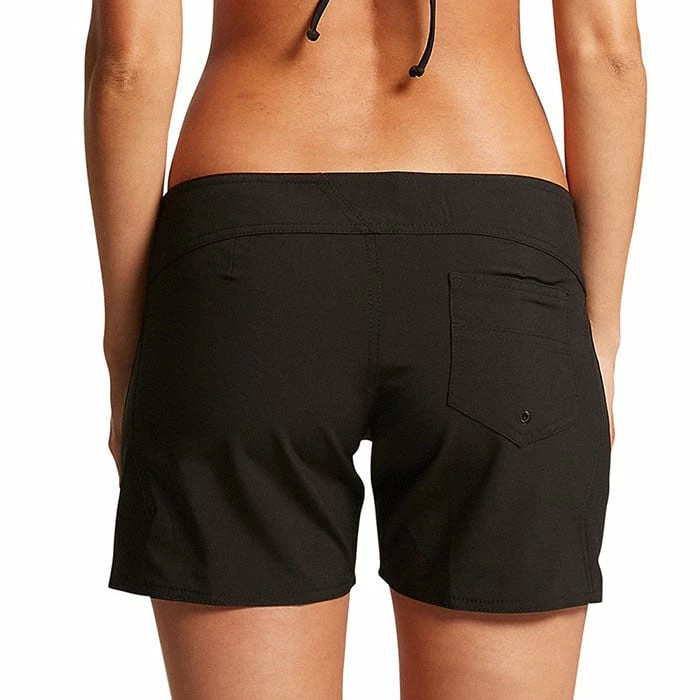 Flash Sale ๐ Volcom ๐ฉ Women's Simply Solid 5" Boardshort BLACK ๐ - Image 2