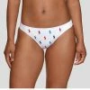Best deal 😍 Polo Ralph Lauren 👩 Women's Logo Icons Devin Hipster 👙 Bikini Bottom WHITE 🎉