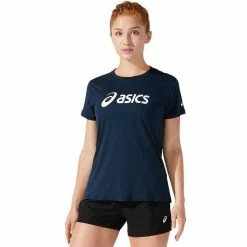 Wholesale 💯 Women's Silver ASICS Top NAVY 🤩