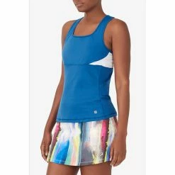 Top 10 🌟 Fila 👩 Women's Centre Court Racerback Tank Top BLUE ⌛