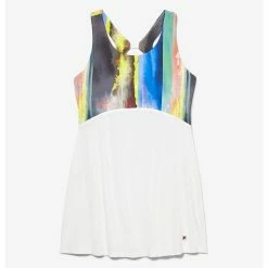 Best Sale ✔️ Fila 👩 Women's Centre Court Galaxy Printed 👗 Dress MULTI ❤️