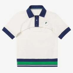 Best reviews of 😉 Fila 👩 Women's Brandon Maxwell Collection Polo Tank Two-Piece Set WHITE 🔥